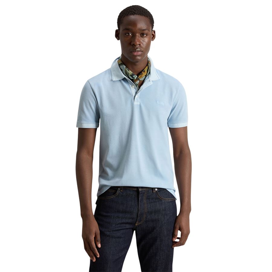 Polo Mackinack tinta in capo in piqué di cotone elasticizzato da uomo Woolrich | CFWOPO006530133